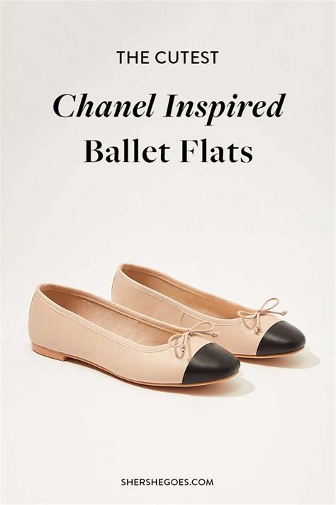 dupe smalto ballerina chanel|Chanel style ballet flats.